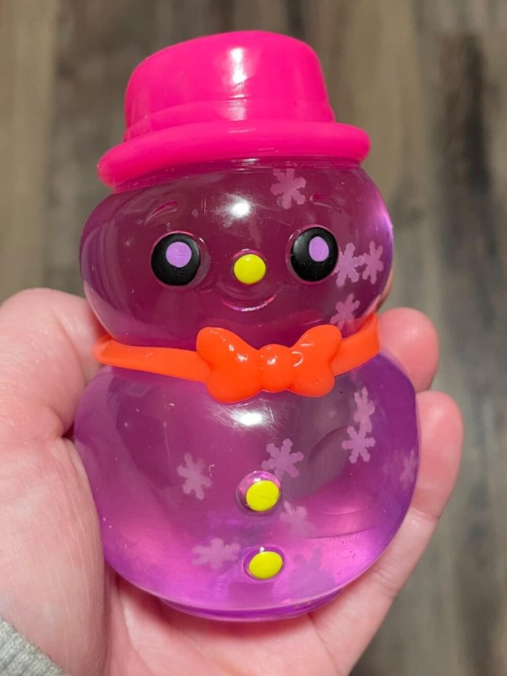 Schylling- NeeDoh- RARE!! Christmas- Glowman- BLUE! - Picture 2 of 5